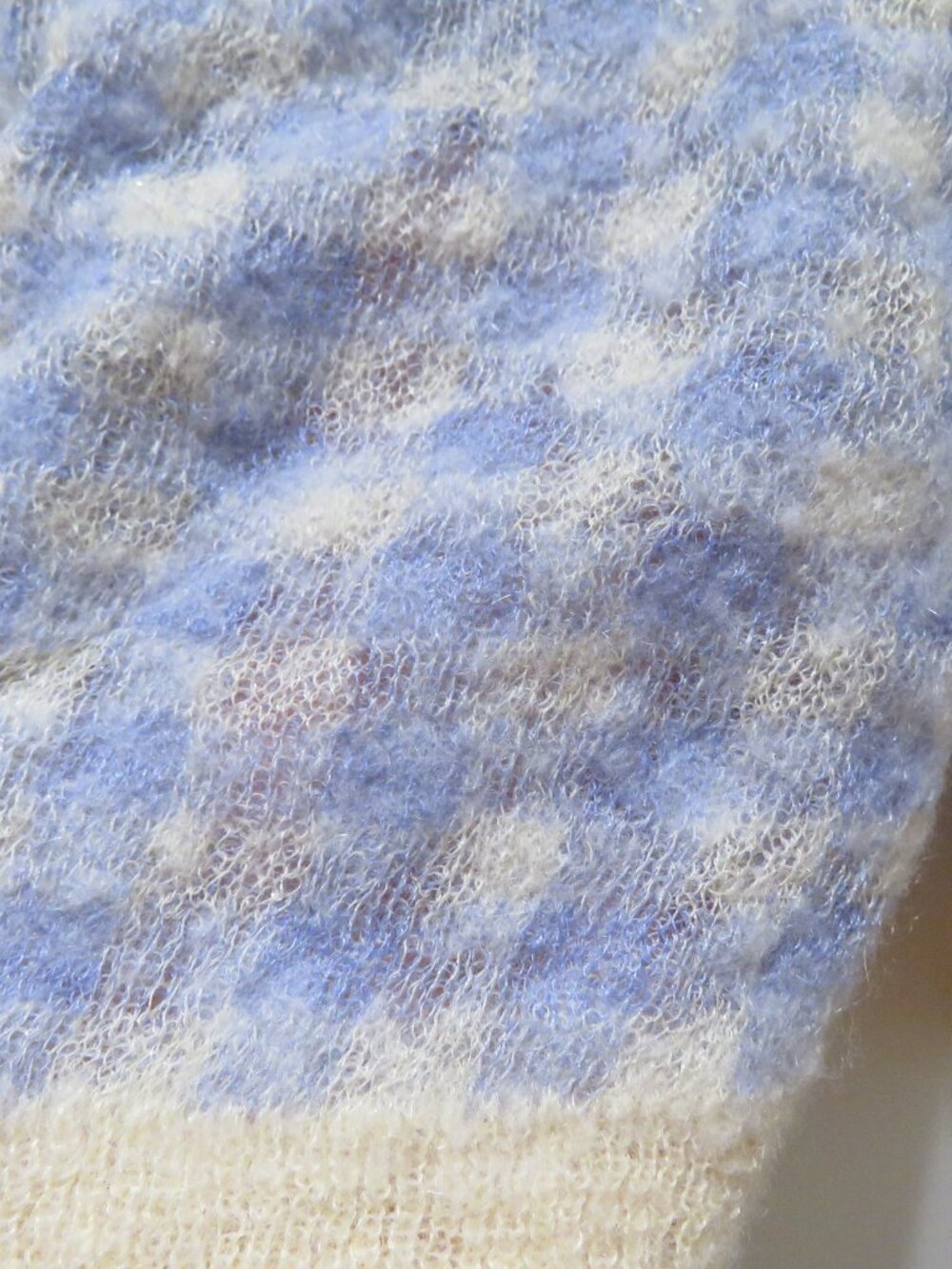 URAGO Wool Blend Gingham Check Cropped Cardigan Twee Cottagecore Coquette - Picture 7 of 11
